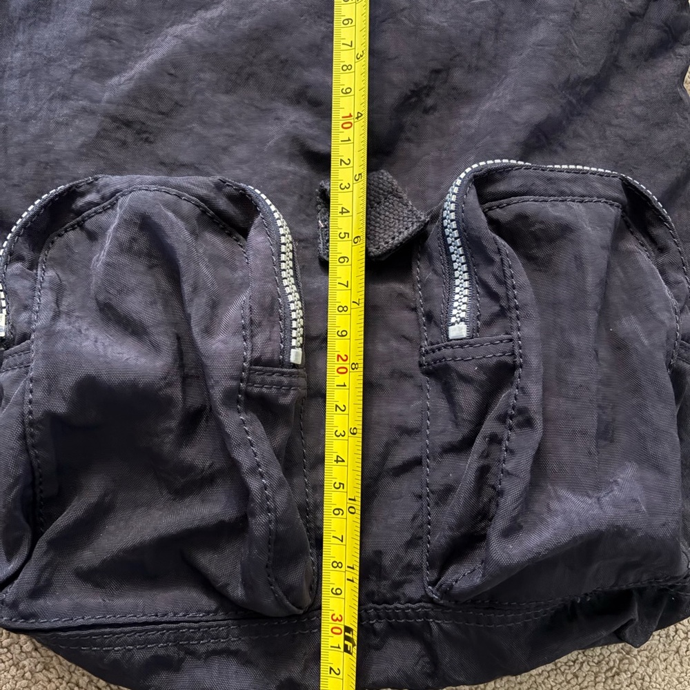 Kipling City Pack Navy Drawstring Flap Closure Ba… - image 3